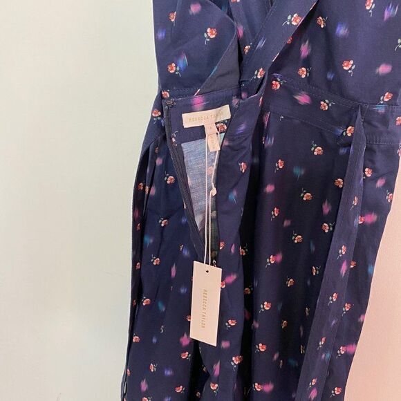 NEW Rebecca Taylor Farren Flutter Sleeve Jumpsuit - Picture 7 of 9